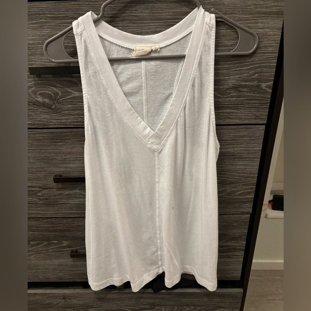 White crow v neck